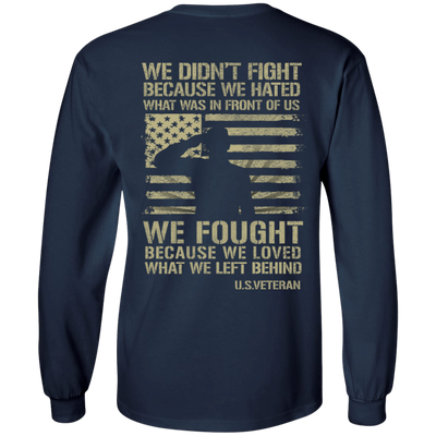 US Veteran Affairs-T-Shirt & Hoodie-Long Sleeve T-Shirt-Navy