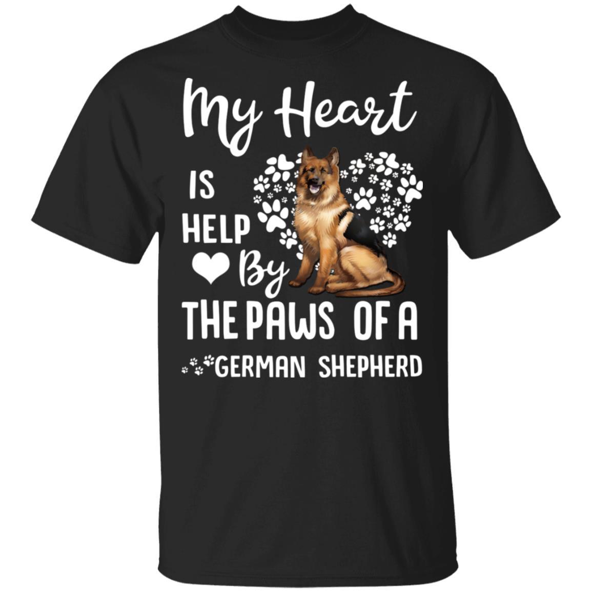 My Heart Is Held By The Paws Of A German Shepherd Lover