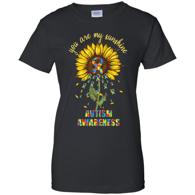 You Are My Sunshine Autism Awareness-T-Shirt & Hoodie-Women's T-Shirt-Black