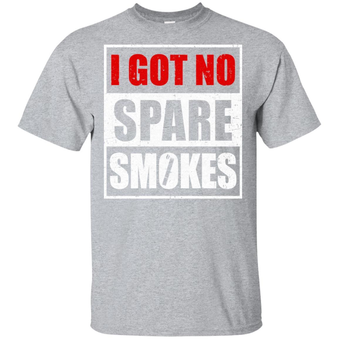 Funny I Got No Spare Smokes-T-Shirt & Hoodie-Classic T-Shirt-Sport Grey