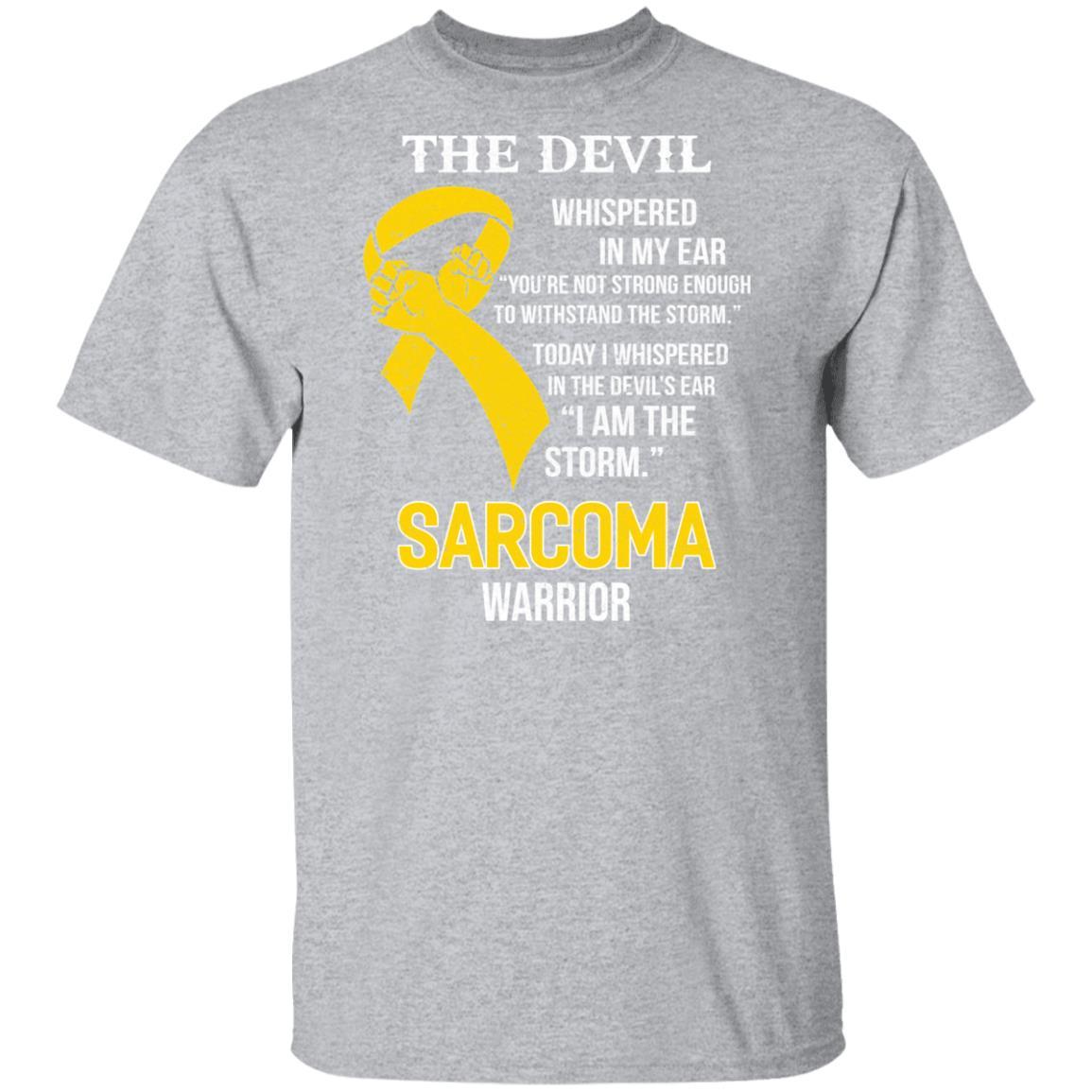 I Am The Storm Support Sarcoma Awareness-T-Shirt & Hoodie-Classic T-Shirt-Sport Grey
