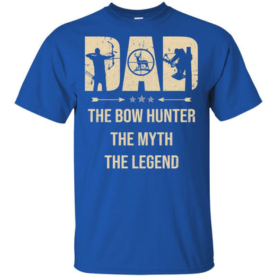 Dad The Bow Hunter The Myth The Legend Funny Hunting-T-Shirt & Hoodie-Classic T-Shirt-Royal