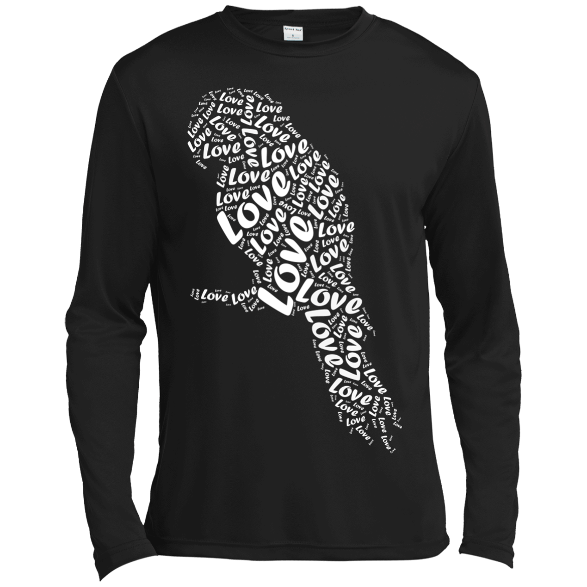 I Love Parrots-T-Shirt & Hoodie-Long Sleeve T-Shirt-Black