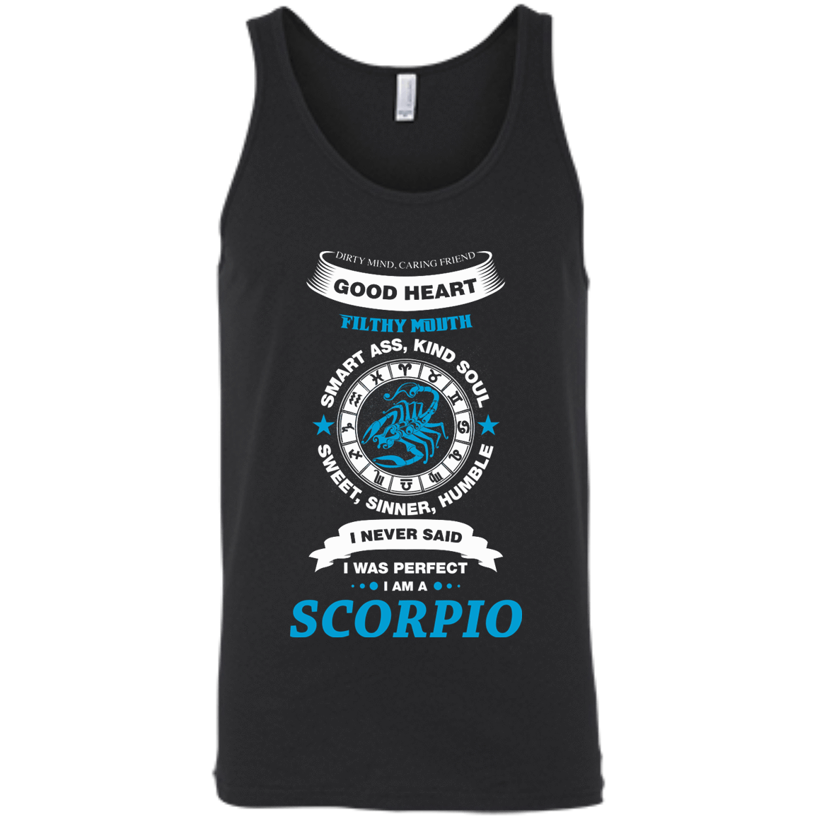 I Never Said I Was Perfect I Am A SCORPIO-T-Shirt & Hoodie-Unisex Tank-Black