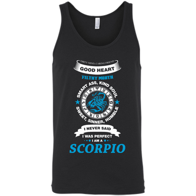 I Never Said I Was Perfect I Am A SCORPIO-T-Shirt & Hoodie-Unisex Tank-Black