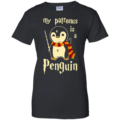 My Patronus Is A Penguin-T-Shirt & Hoodie-Women's T-Shirt-Black