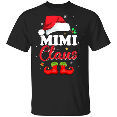 Santa Mimi Claus Matching Family Pajamas Christmas Gifts-T-Shirt & Sweatshirt-Classic T-Shirt-Black