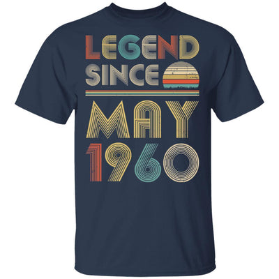 Legend Since May 1960 Vintage 61th Birthday Gifts-T-Shirt & Hoodie-Classic T-Shirt-Navy