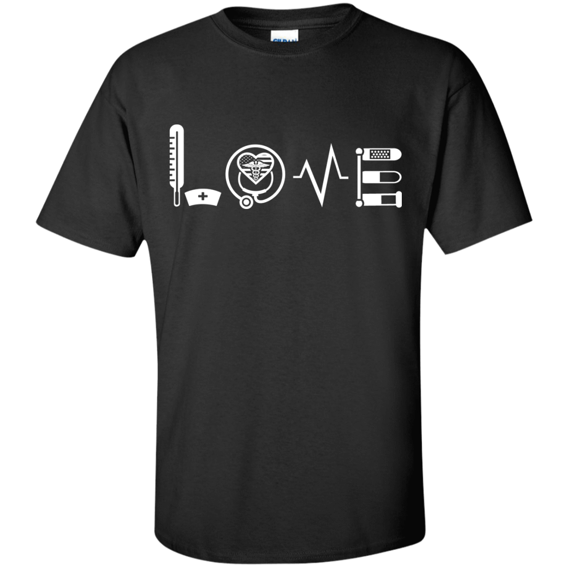 MY LOVE NURSING NURSE-T-Shirt & Hoodie-Classic T-Shirt-Black