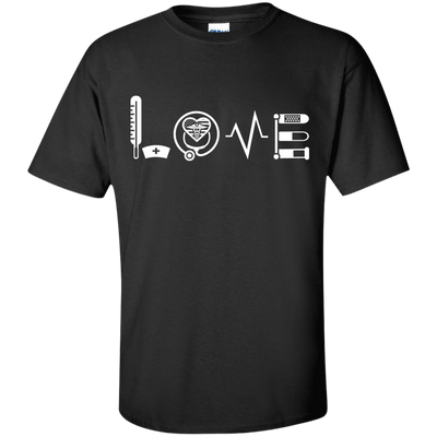 MY LOVE NURSING NURSE-T-Shirt & Hoodie-Classic T-Shirt-Black