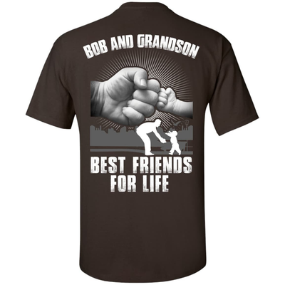 Bob And Grandson Best Friends For Life-T-Shirt & Hoodie-Classic T-Shirt-Dark Chocolate