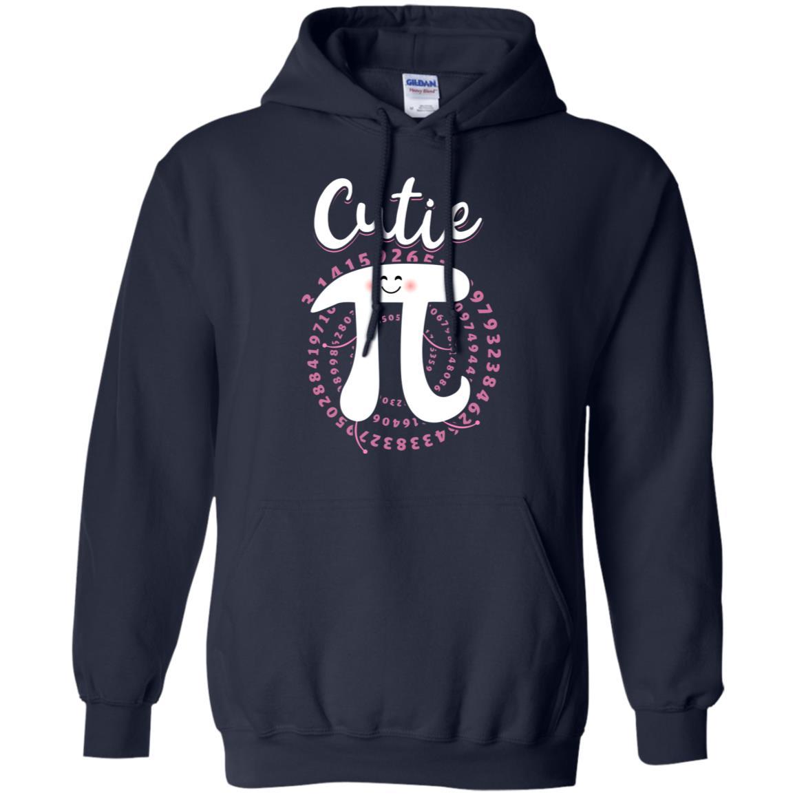 Cutie Pi Cute Math Pi Day Gifts-T-Shirt & Hoodie-Pullover Hoodie-Navy
