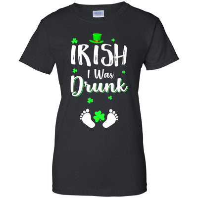 Funny St Patricks Day Pregnancy Announcement Mommy-T-Shirt & Hoodie-Women's T-Shirt-Black