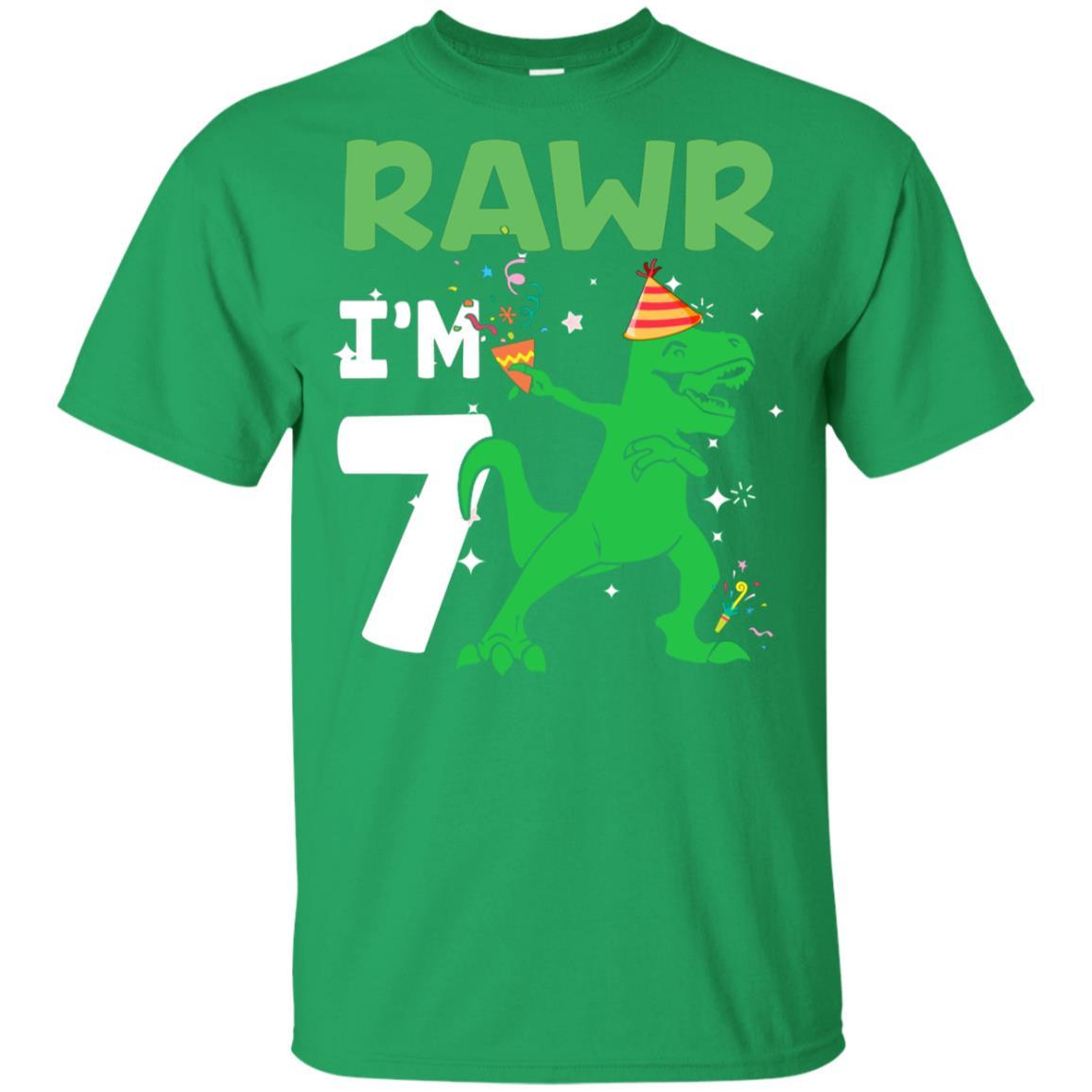 Rawr I'm 9 Birthday Gifts 2012 Dinosaur For Boys Youth-Youth Shirt-Youth T-Shirt-Irish Green