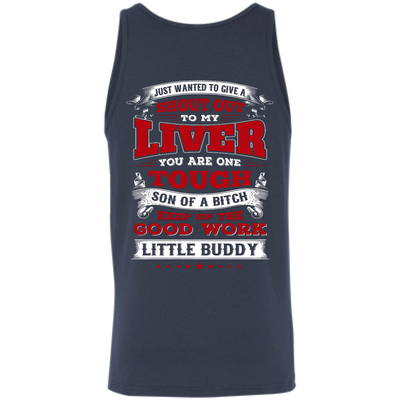 Just Wanted To Give A Shout Out To My Liver-T-Shirt & Hoodie-Unisex Tank-Navy