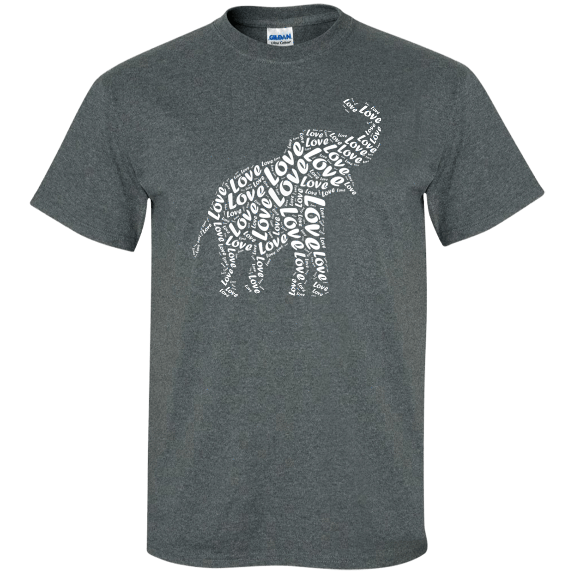 I Love Elephant-T-Shirt & Hoodie-Classic T-Shirt-Dark Heather