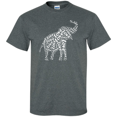 I Love Elephant-T-Shirt & Hoodie-Classic T-Shirt-Dark Heather