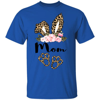 Flower Leopard Bunny Mom Easter Day Women Gifts-T-Shirt & Hoodie-Classic T-Shirt-Royal
