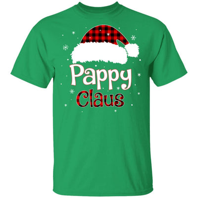 Santa Pappy Claus Red Plaid Family Pajamas Christmas Gift-T-Shirt & Sweatshirt-Classic T-Shirt-Irish Green