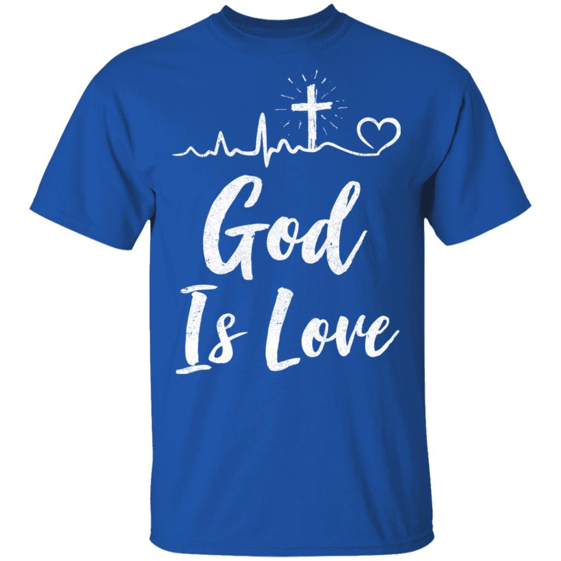 God Is Love Christian Gifts Women-T-Shirt & Tank Top-Classic T-Shirt-Royal