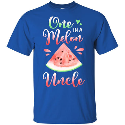 One In A Melon Uncle Watermelon Funny Birthday Gifts-T-Shirt & Hoodie-Classic T-Shirt-Royal