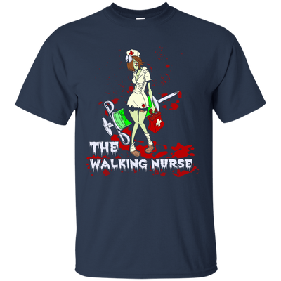 The Walking Nurse-T-Shirt & Hoodie-Classic T-Shirt-Navy