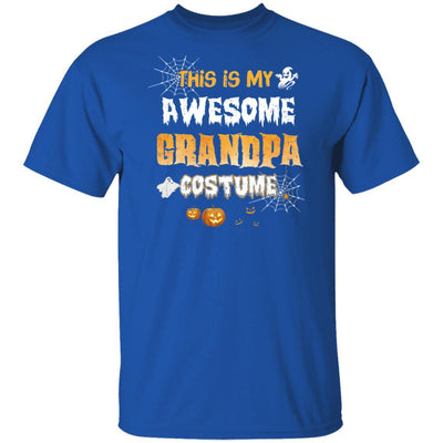 Halloween This Is My Awesome Grandpa Costume-T-Shirt & Hoodie-Classic T-Shirt-Royal