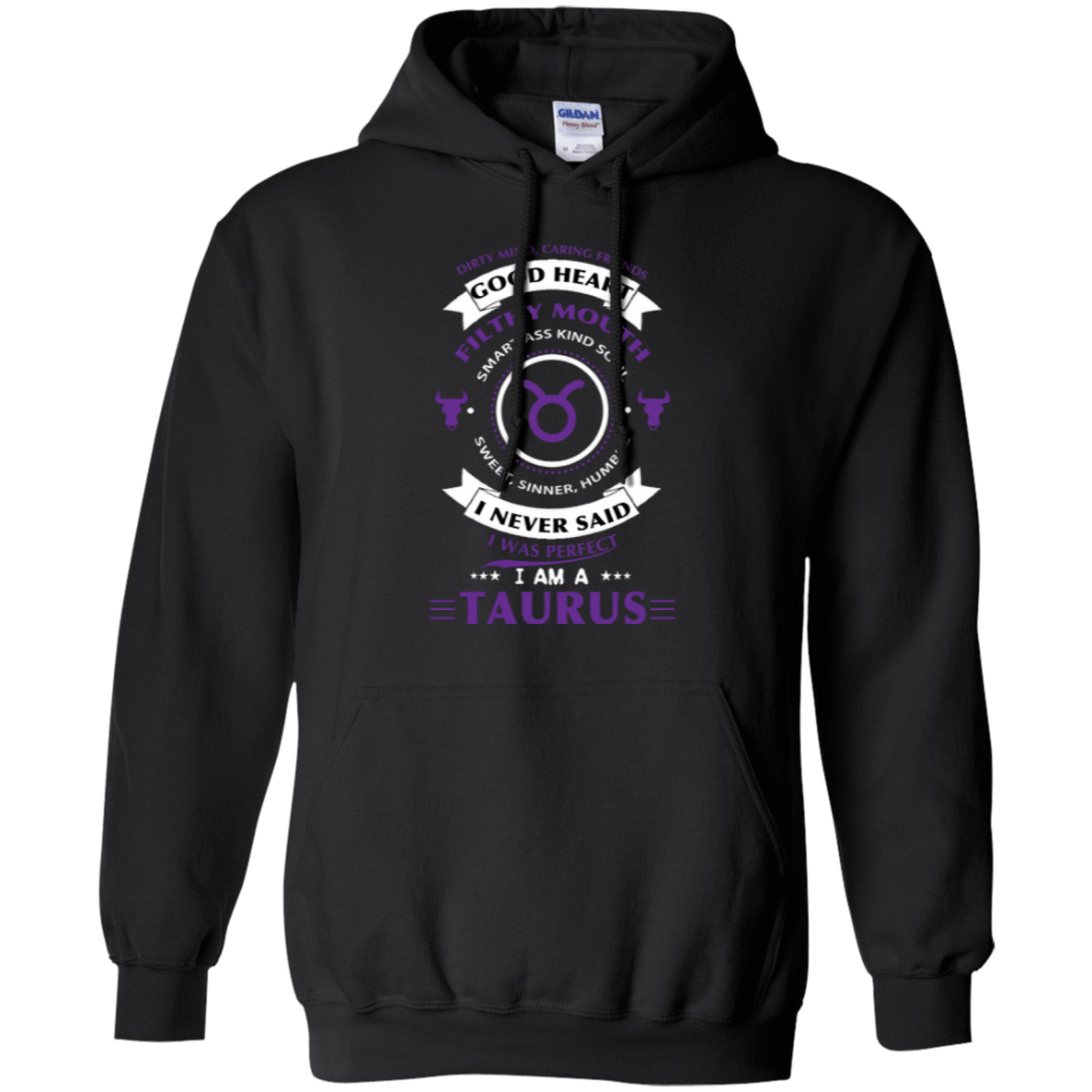 I'm A Taurus-T-Shirt & Hoodie-Pullover Hoodie-Black