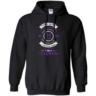 I'm A Taurus-T-Shirt & Hoodie-Pullover Hoodie-Black
