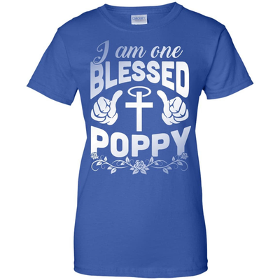 I Am One Blessed Poppy-T-Shirt & Hoodie-Women's T-Shirt-Royal