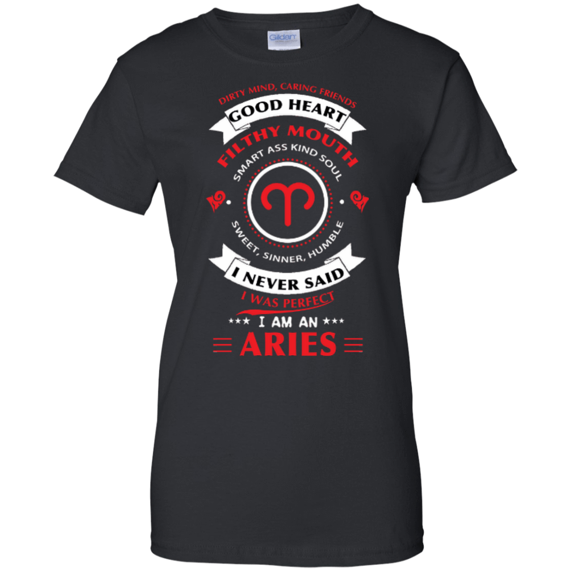 I'm An Aries-T-Shirt & Hoodie-Women's T-Shirt-Black