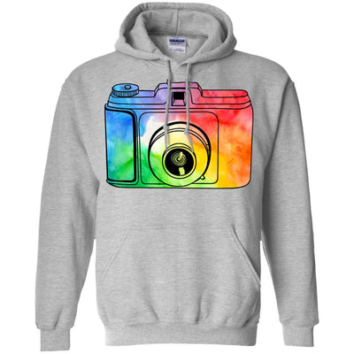 Awesome Camera Of Photographer Photography Colourful-T-Shirt & Hoodie-Pullover Hoodie-Sport Grey