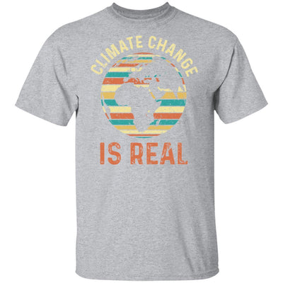 Climate Change Is Real Environmental Concerned-T-Shirt & Hoodie-Classic T-Shirt-Sport Grey