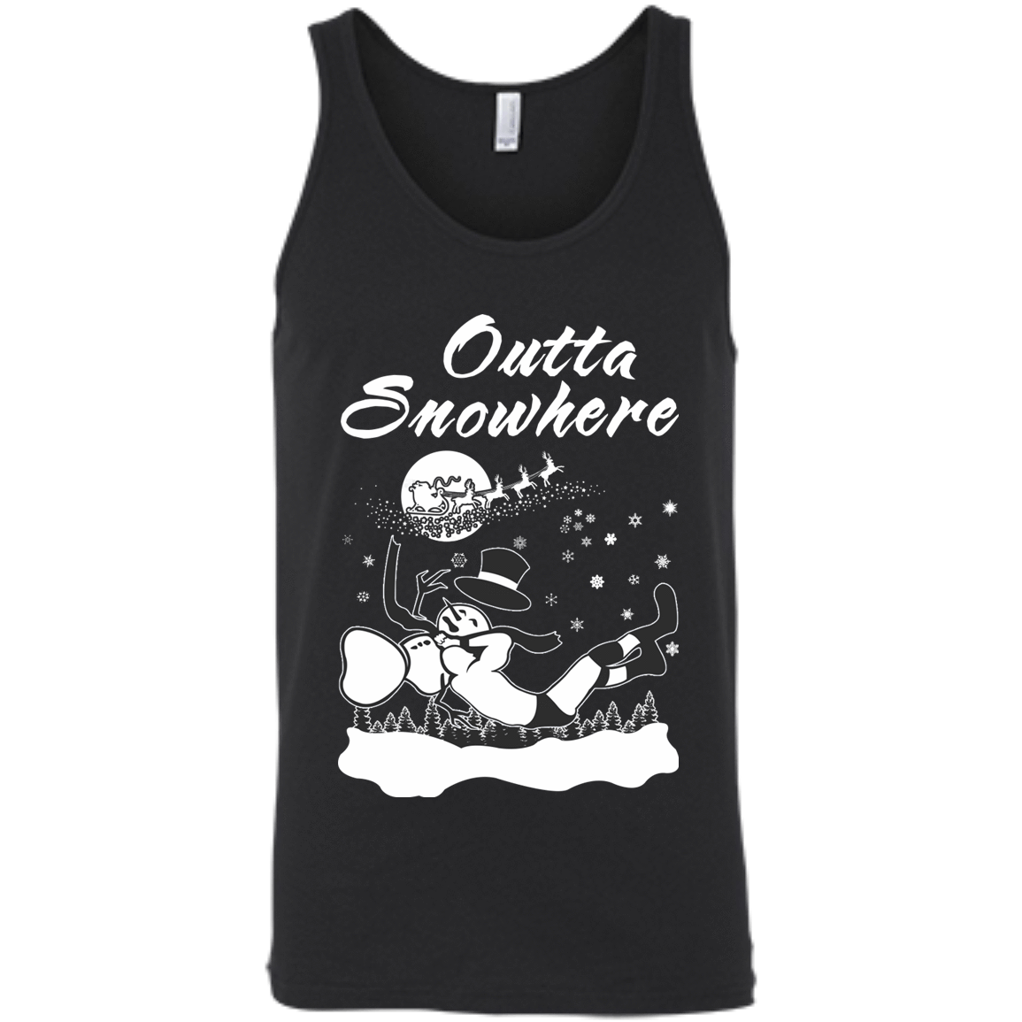 Outta Snowhere-T-Shirt & Hoodie-Unisex Tank-Black