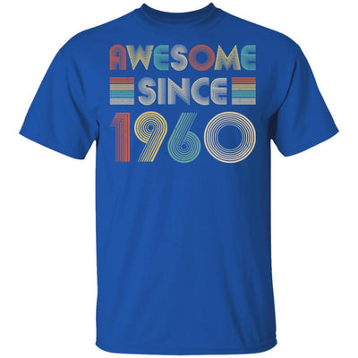 Awesome Since 1960 61th Birthday Gifts-T-Shirt & Hoodie-Classic T-Shirt-Royal