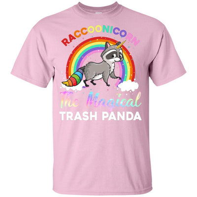 Racoonicorn Raccoon Unicorn Trash Panda For Kid Girls Youth-Youth Shirt-Youth T-Shirt-Light Pink
