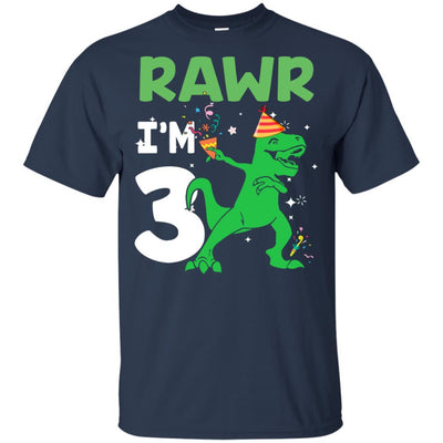 Rawr I'm 5 Birthday Gifts 2016 Dinosaur For Boys Youth-Youth Shirt-Youth T-Shirt-Navy