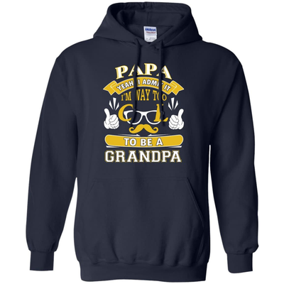 I Admit It I'm Way Too Cool To Be A Grandpa-T-Shirt & Hoodie-Pullover Hoodie-Navy