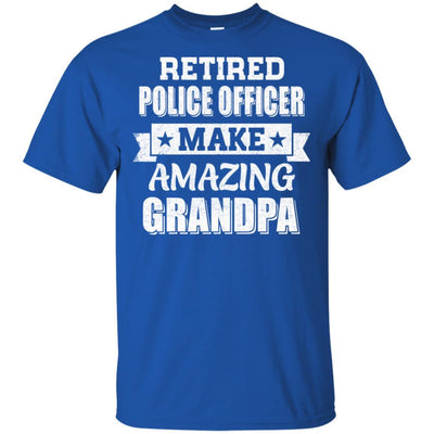 Funny Retired Police Officer Make Amazing Grandpa Gifts-T-Shirt & Hoodie-Classic T-Shirt-Royal