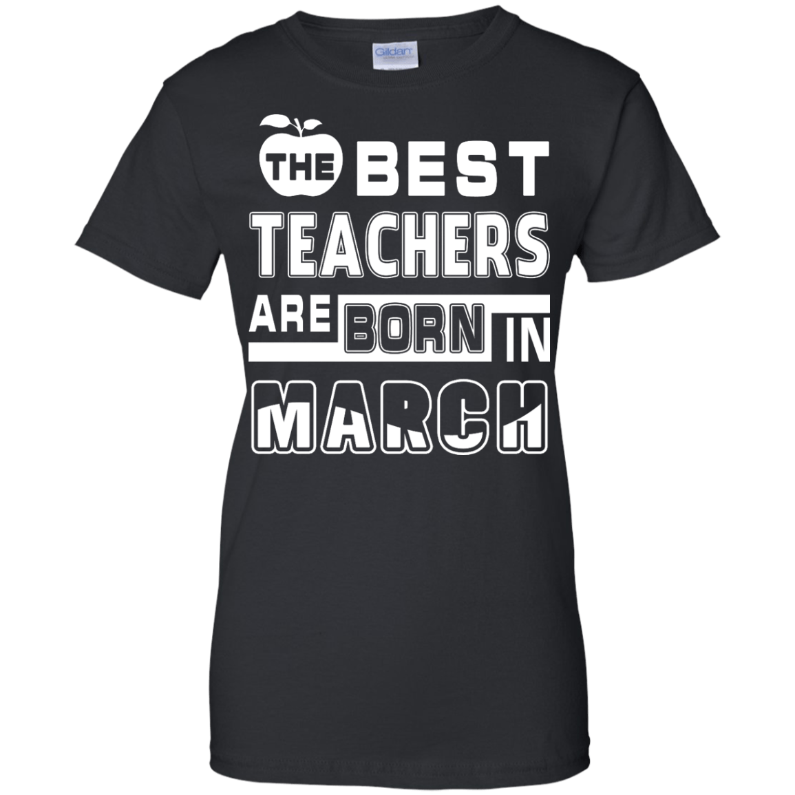 The Best Teachers Are Born In March-T-Shirt & Hoodie-Women's T-Shirt-Black