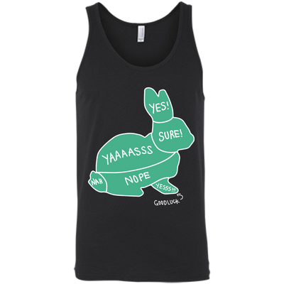 Proper way to pet a Rabbit lover-T-Shirt & Hoodie-Unisex Tank-Black
