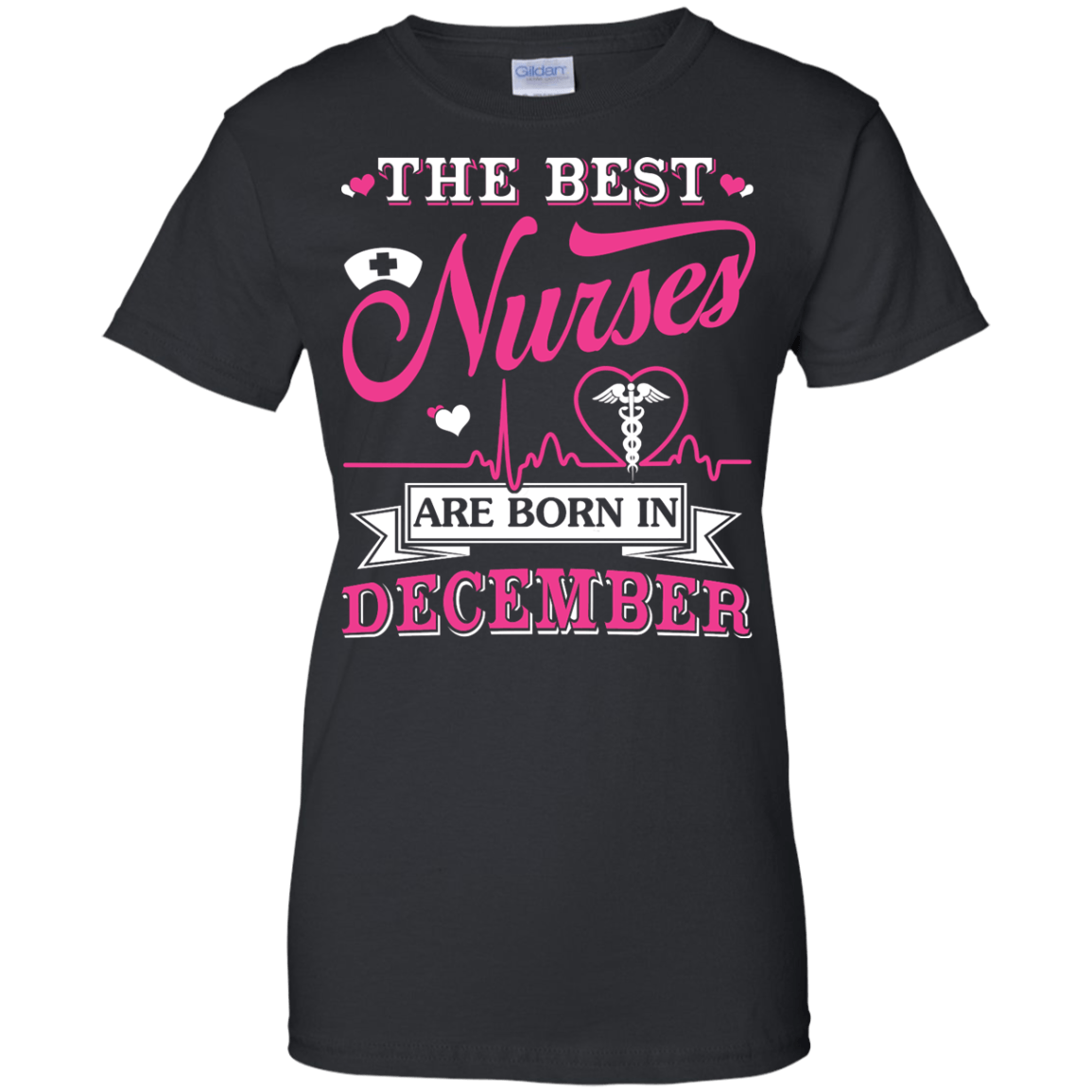 The Best Nurses Are Born In December-T-Shirt & Hoodie-Women's T-Shirt-Black