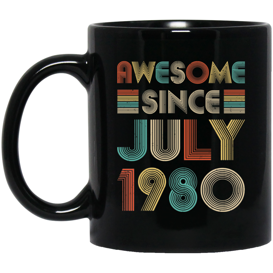 Awesome Since July 1980 Vintage 42th Birthday Gifts Mug