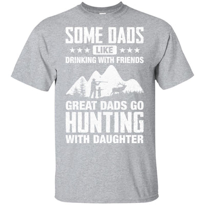Great Dad Go Hunting With Daughter Father Day Gift-T-Shirt & Hoodie-Classic T-Shirt-Sport Grey
