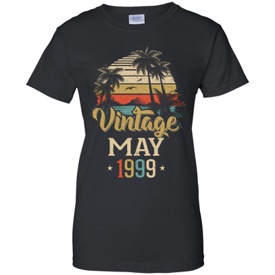 Retro Classic Vintage May 1999 22th Birthday Gift-T-Shirt & Hoodie-Women's T-Shirt-Black