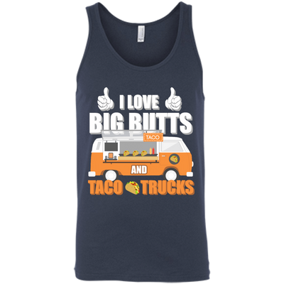 I Love Big Butts And Taco Trucks-T-Shirt & Hoodie-Unisex Tank-Navy