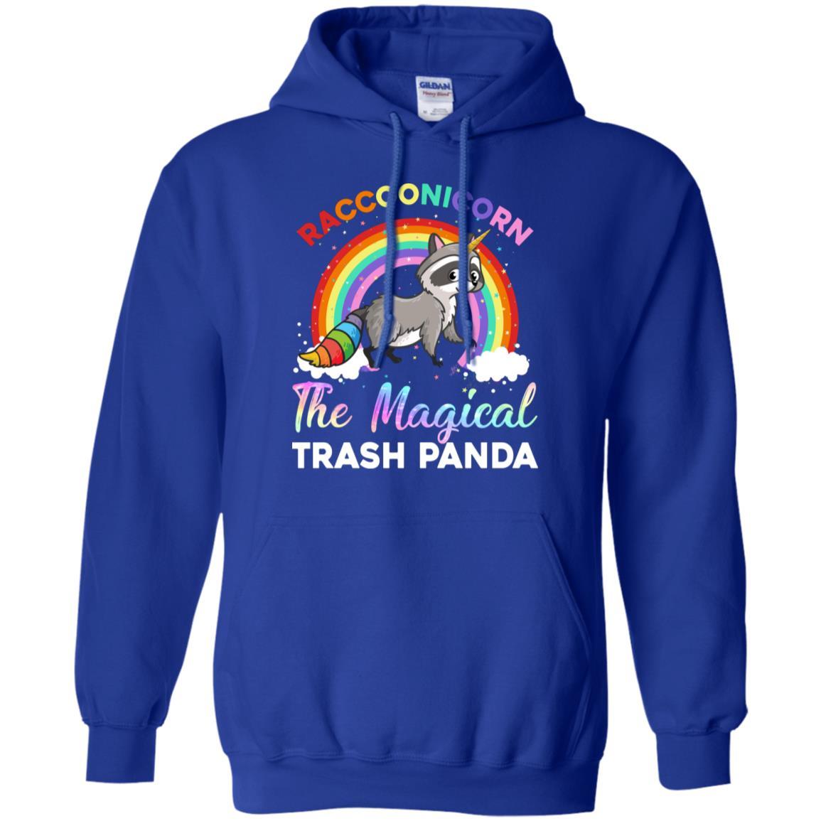 Racoonicorn Raccoon Unicorn Trash Panda For Kid Girls-T-Shirt & Hoodie-Pullover Hoodie-Royal