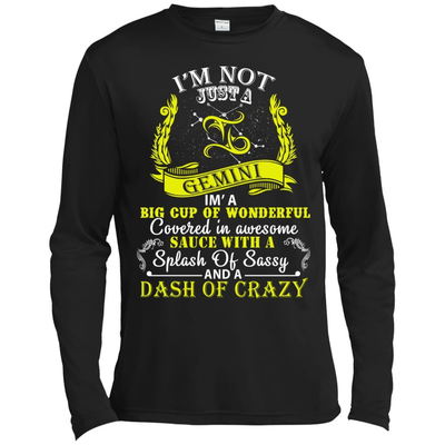 I AM NOT JUST A GEMINI-T-Shirt & Hoodie-Long Sleeve T-Shirt-Black