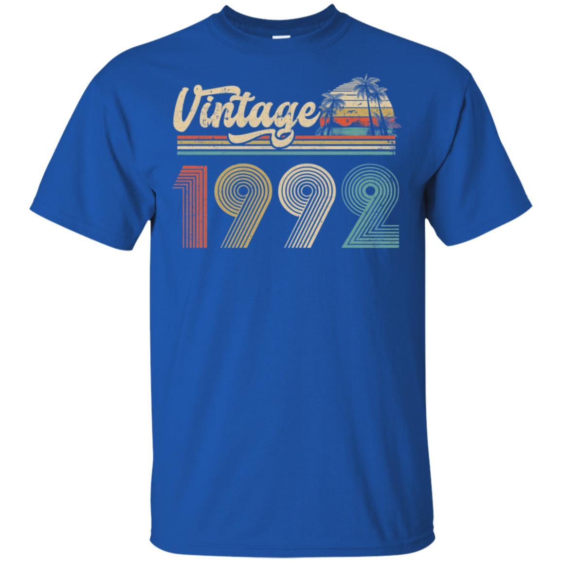 29th Birthday Gift Vintage 1992 Classic-T-Shirt & Hoodie-Classic T-Shirt-Royal