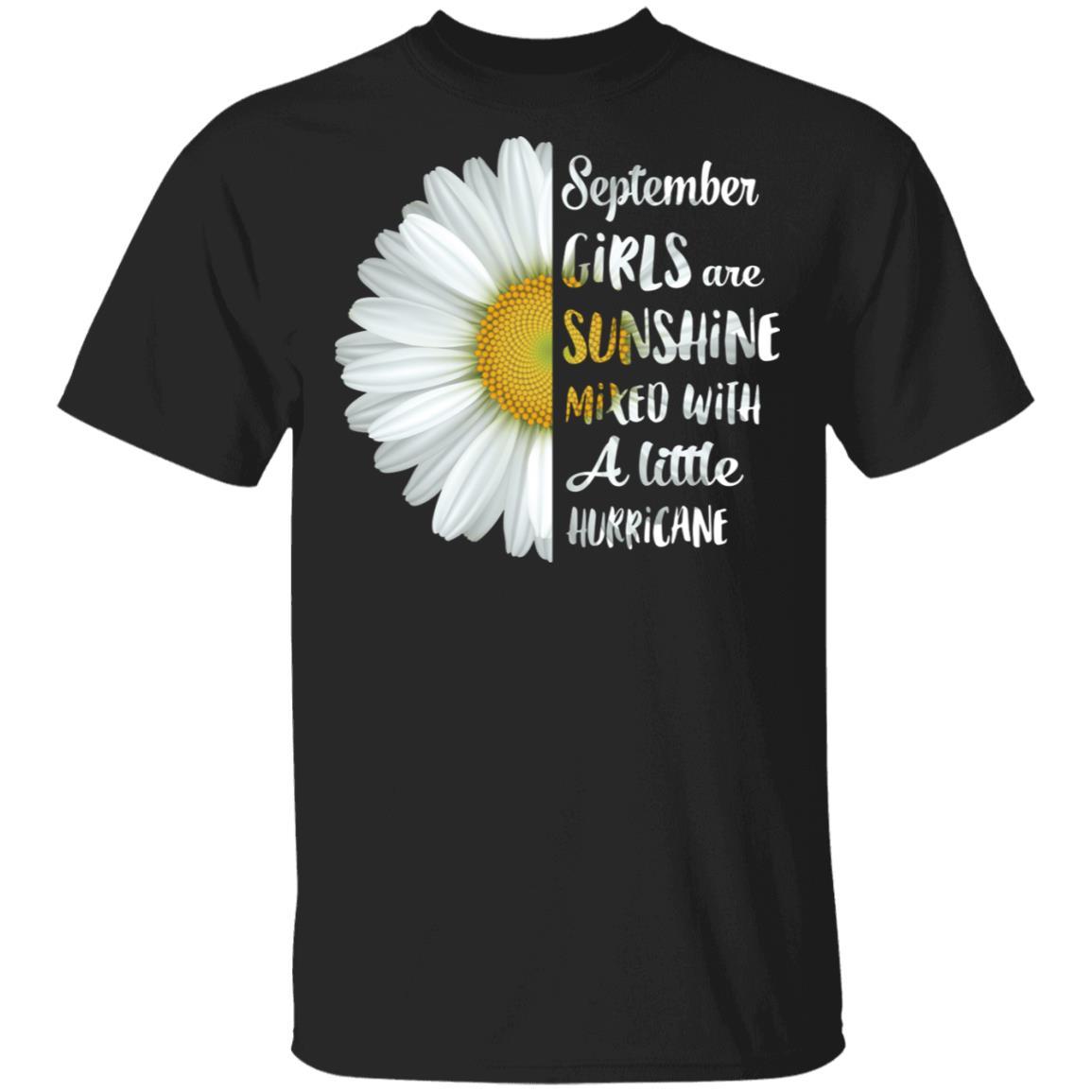 Daisy September Girls Birthday Gifts For Women-T-Shirt & Tank Top-Classic T-Shirt-Black